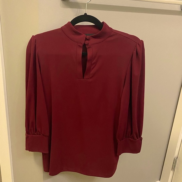 Burgundy Karl Lagerfeld blouse - Picture 1 of 1